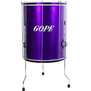 Surdo Gope 18" 60cm Lilás Alumínio com Tripe OUTLET