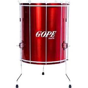 Surdo Gope 20"60cm Selfie Cereja Alumínio c/ Tripé OUTLET
