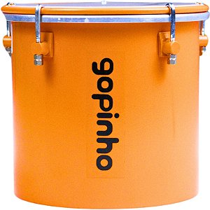 Repique de Mão Gope Baby 6" 15cm Laranja Alumínio Gopinho