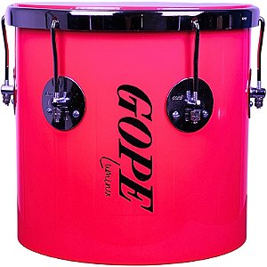 Repique De Mão Gope 11" 30cm Luminix Rosa Pele Cristal Alumínio