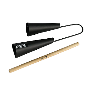 Agogo Duplo Gope Profissional com Baqueta OUTLET