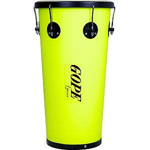 Rebolo Tantan Gope 11" 55cm Luminix Amarelo Aro Preto Madeira OUTLET