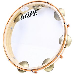 Pandeiro Gope 11" Super Leve Aro Laranja Store OUTLET