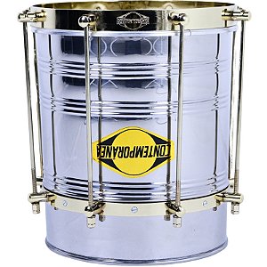 Cuíca Contemporânea 10" 30cm Dourada Rio Aço Inox