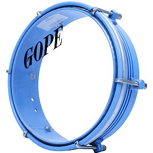 Tamborim Gope 6" Reels Verde Cristal OUTLET