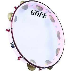Pandeiro Gope 13" Rosa Claro Super Leve Aro Cereja OUTLET