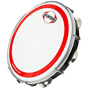Pandeiro Contemporânea 11" Preto Super Nylon OUTLET