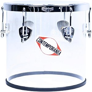 Repique de Mão Contemporânea 11" 30cm Acrílico Cristal Premium