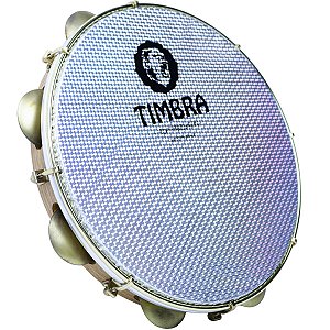 Pandeiro Timbra 11" Profissional Dourado Holográfica OUTLET