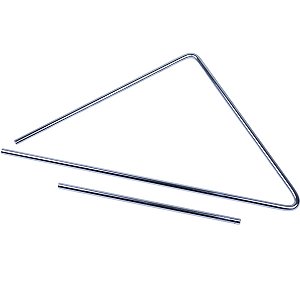 Triângulo Torelli 30cm Cromado Aço OUTLET