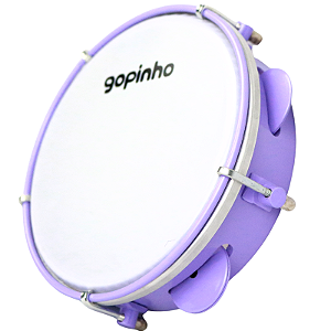 Pandeiro Gope Infantil 6" Reels Lilás Gopinho OUTLET