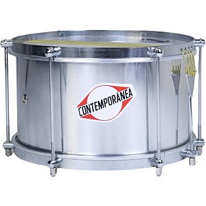 Malacacheta Caixa Contemporânea 12" 17cm Alumínio 4 Bordões