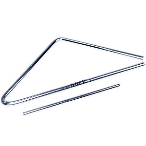 Triângulo Gope 38cm Aço Cromado OUTLET