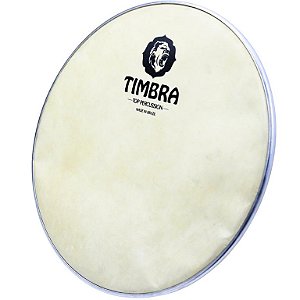 Pele Timbra 12" Couro Animal