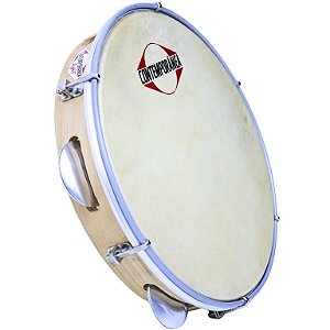 Pandeiro Contemporânea 10" Madeira Light Couro