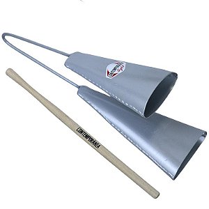 Agogô Contemporânea Duplo Cinza Aço Light