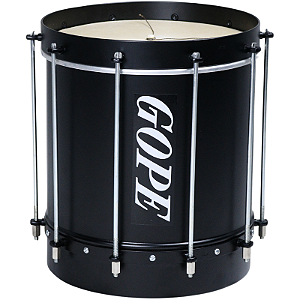 Cuíca Gope 10" 30cm Preta Alumínio OUTLET