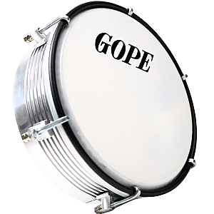 Tamborim Gope 6" Alumínio Alto Carnaval Nylon OUTLET