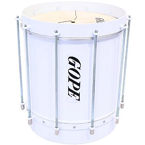 Cuíca Gope 10" 30cm Branco Alumínio