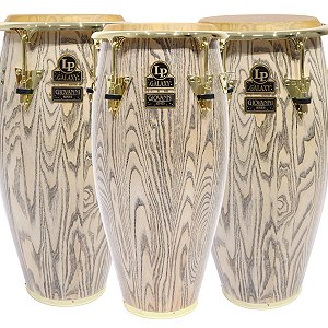 Congas LP Latin Percussion Galaxy Hidalgo 11", 11¾" e 12½" Cromada Trio