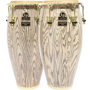 Conga Par LP Latin Percussion Galaxy Giovanni AW 11 e 11 3/4 Dourada