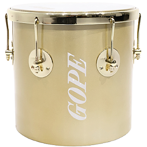Repique de Mão Gope 11" 30cm Linha Ouro Cristal Alumínio