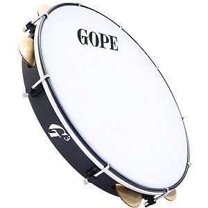 Pandeiro Gope 12" Preto G3 Super Leve Nylon