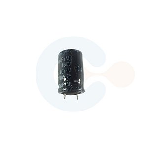 Capacitor Eletrolitico Radial 100uF 160Vcc (Caneca 16mm) - B43851