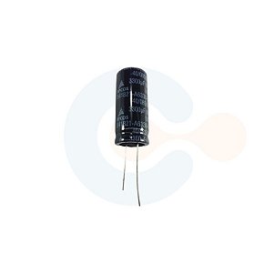 Capacitor Eletrolitico Radial 3300uF 50Vcc (Caneca 18mm) - B41821