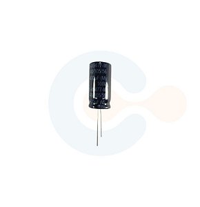 Capacitor Eletrolitico Radial 470uF 100Vcc (Caneca 16mm) - B41851