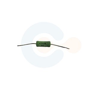 Resistor De Fio 47R 5W - 5%
