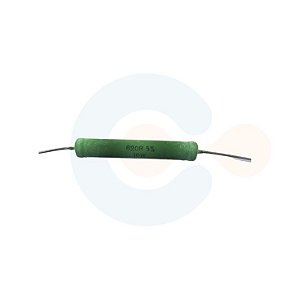 Resistor De Fio 820R 10W - 5%