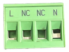 Conector Encaixe Fêmea- 5,08 Mm 90g 4 Vias Phoenix -Verde-claro