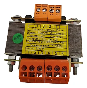 Transformador Comando 150va 220/380/440/480v 110/220v