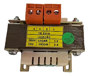 Transformador De Comando 50va 380v P/ 24v Ac Painel Elétrico