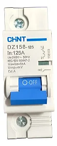 Disjuntor Chint Dz158- 125a 6ka 1 Polo kit com 2 unidades