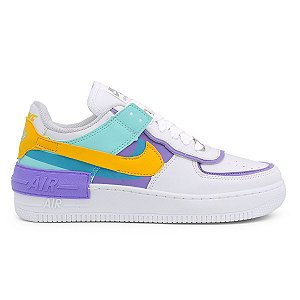 Nike Air Force Shadow Branco Lilás