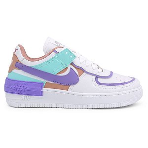 Nike Air Force Shadow Bege Lilás