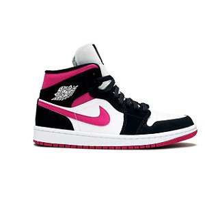 BOTA NIKE AIR JORDAN ROSA PRETA