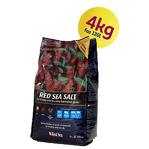 Sal Red Sea 4kg para aquários marinhos de peixes e corais