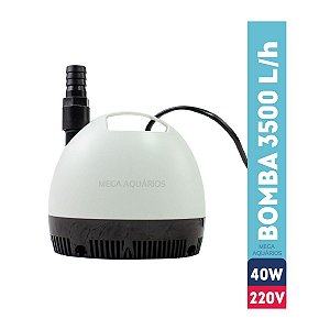 Bomba submersa Minjiang MJ-WP980D 3500L/h 220V aquário lago sump