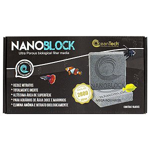 Oceantech NanoBlock mídia biológica cerâmica ultra porosa