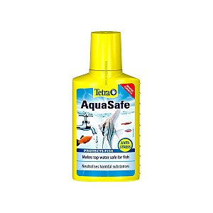 Tetra AquaSafe Tetra 50ml elimina cloro cloramina zinco aquário lago