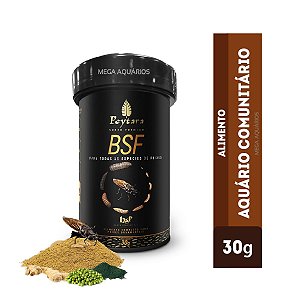 Ração peixe proteína de larva de mosca Poytara BSF 30g universal