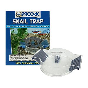 Armadilha captura caracóis aquário lago Prodac Snail Trap reutilizável