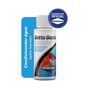 Seachem Betta Basics 60ml condicionador regula PH elimina cloro amonia