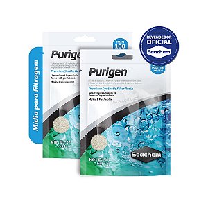 Seachem Purigen kit 2x100ml mídia filtrante remove sujeira aquario