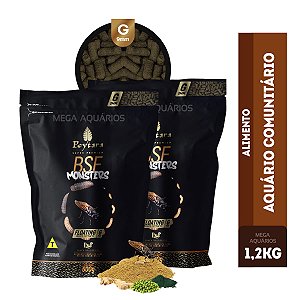 Ração peixes grandes proteína larva mosca Poytara Bsf Monster G 1,2kg