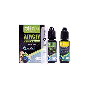 Kit teste Oceantech PH + PH down reduzir PH 20ml