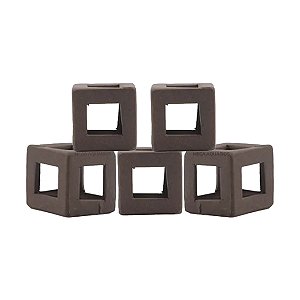 Enfeite aquario WFish black square CST-3111